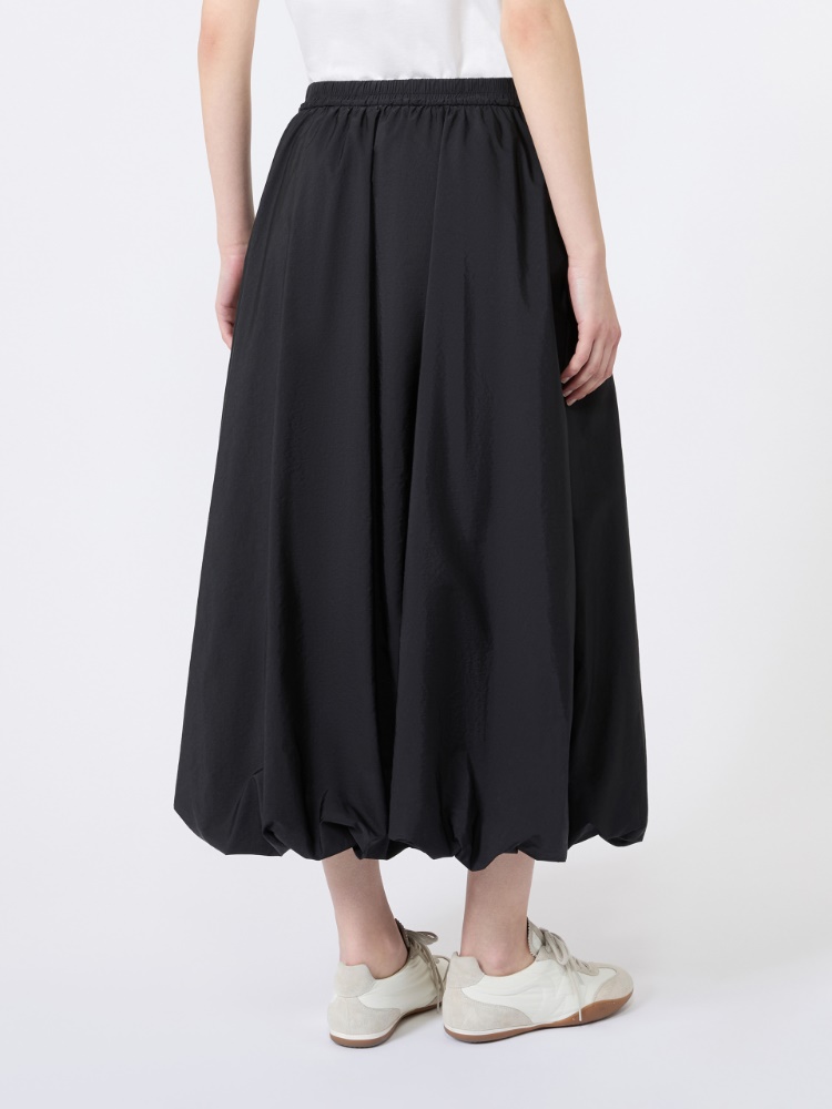 Jupe longue en toile déperlante - NOIR - Max Mara - 3