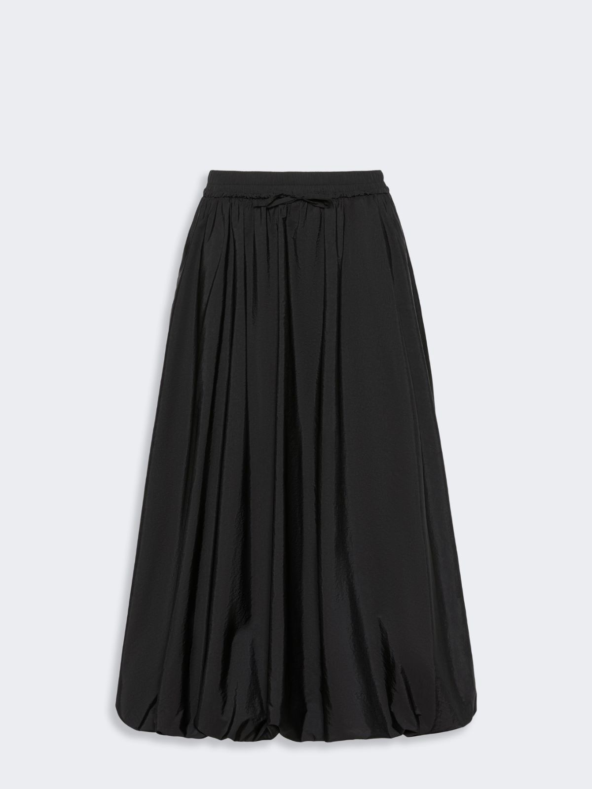Jupe longue en toile déperlante - NOIR - Max Mara - 5