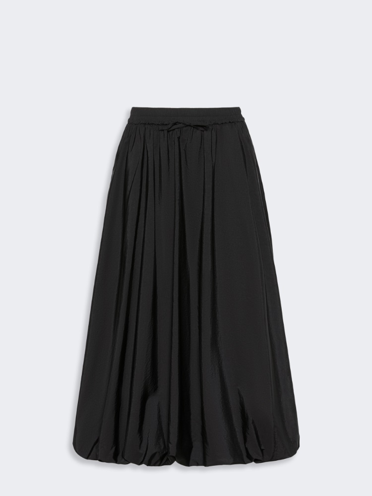 Jupe longue en toile déperlante - NOIR - Max Mara - 5