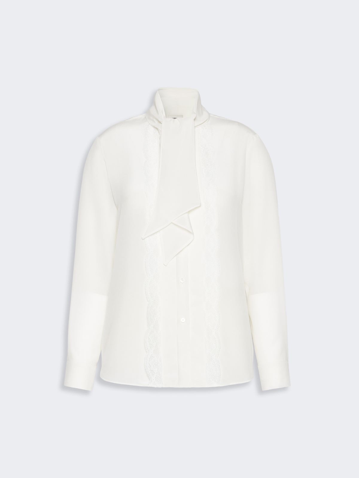 Silk crêpe de Chine shirt - OPTICAL WHITE - Max Mara - 6
