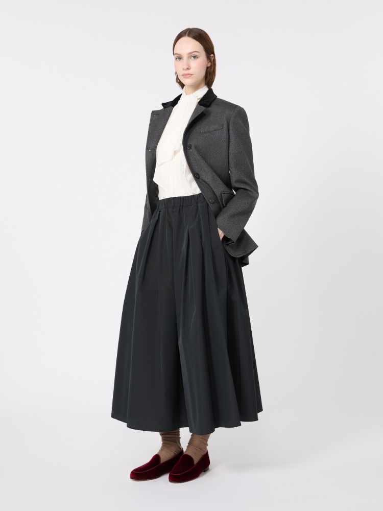 Silk crêpe de Chine shirt - OPTICAL WHITE