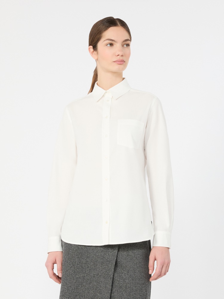 Cotton Oxford shirt - WHITE - Max Mara - 2