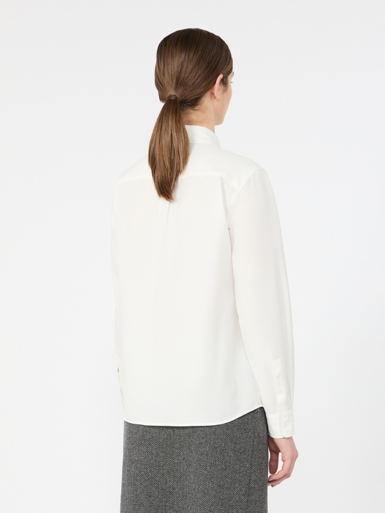 Cotton Oxford shirt - WHITE - Max Mara - 3