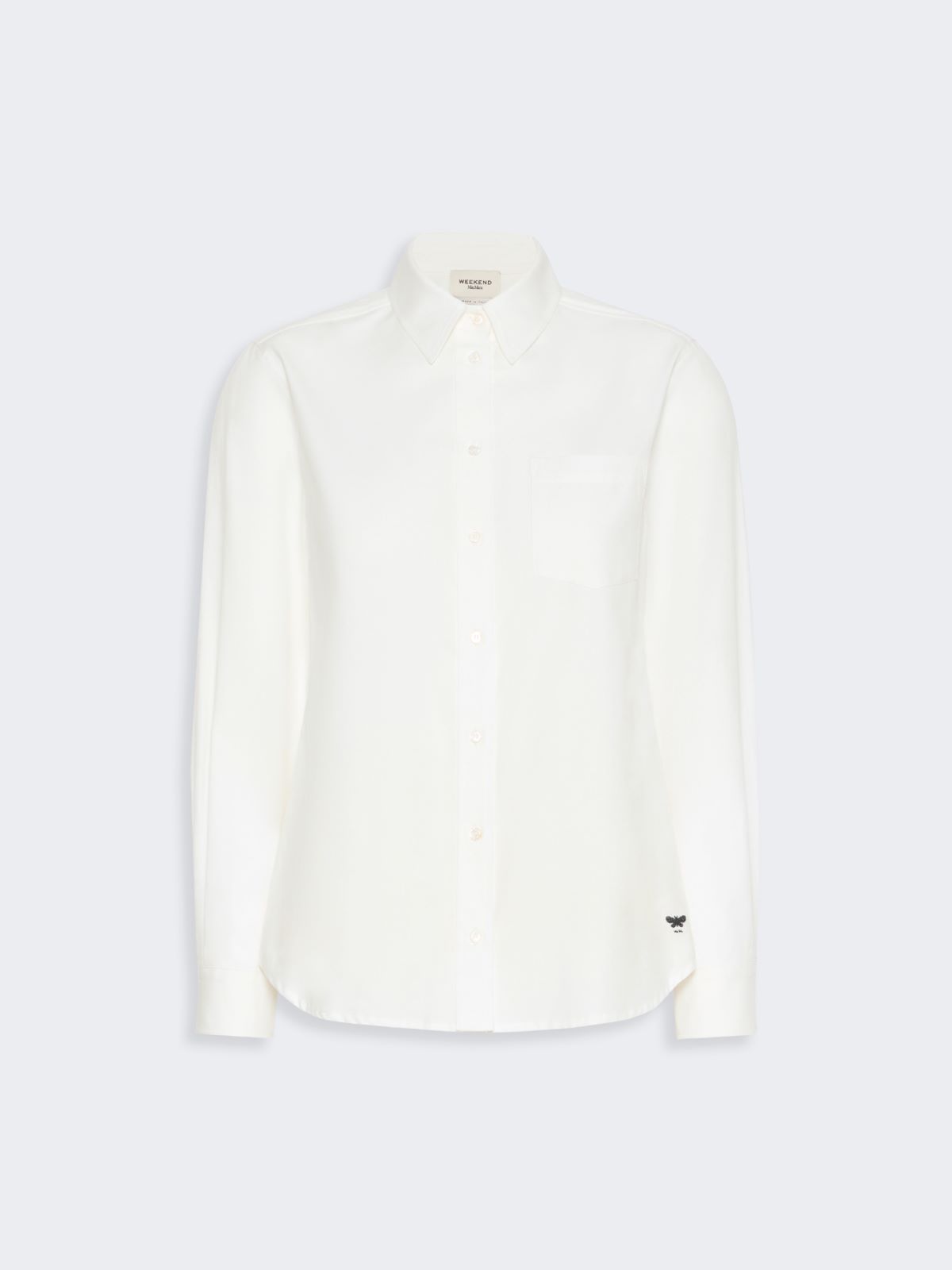 Cotton Oxford shirt - WHITE - Max Mara - 5