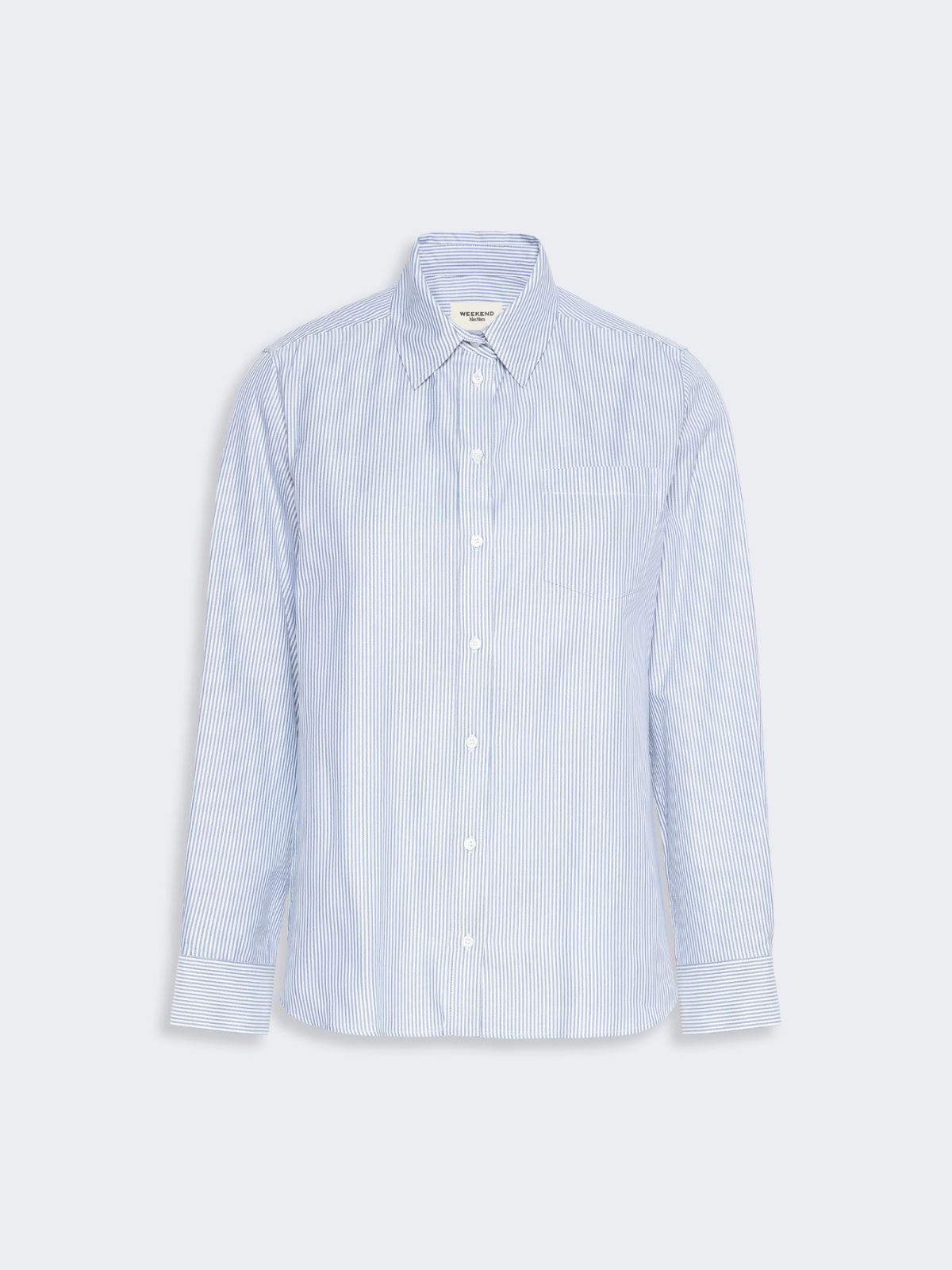 Cotton Oxford shirt - NAVY - Max Mara - 5