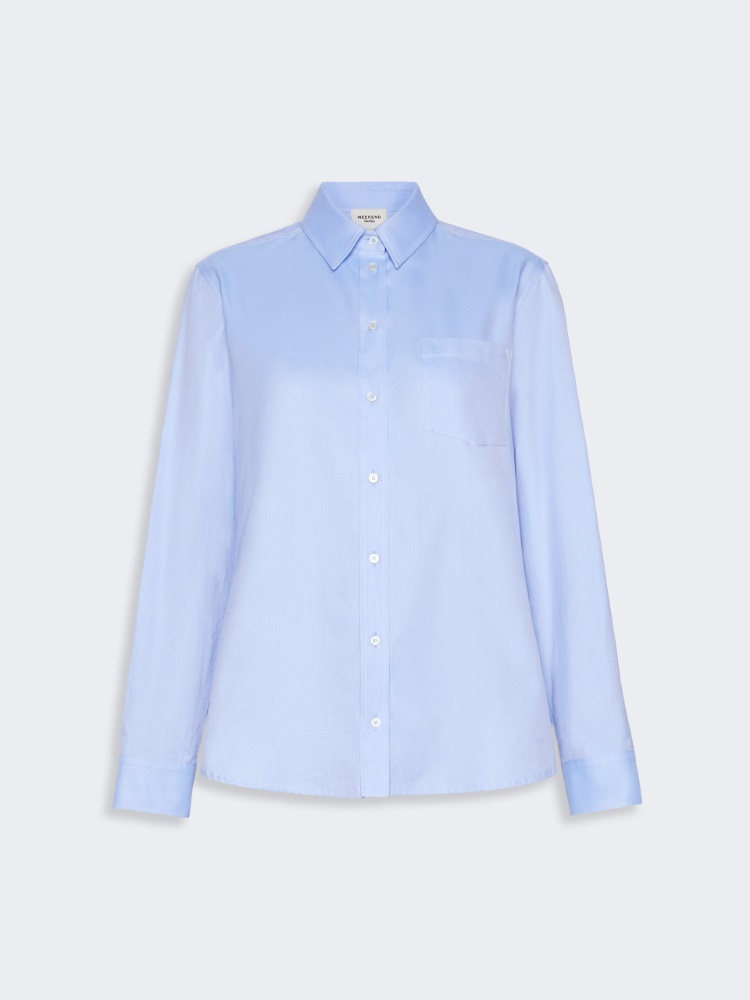 Cotton Oxford shirt - LIGHT BLUE
