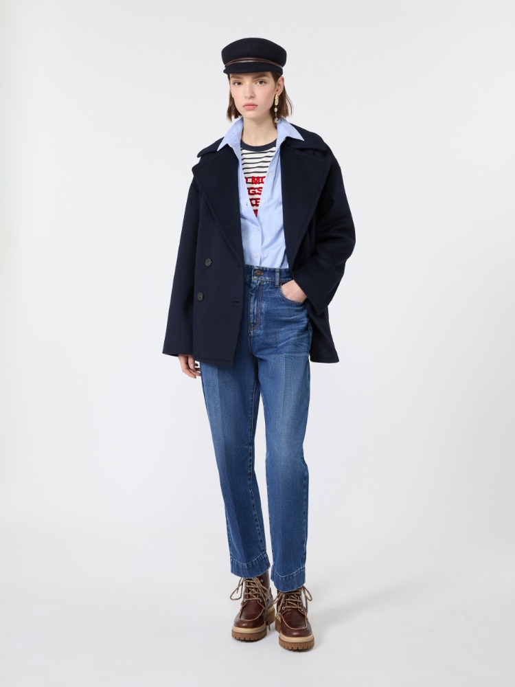 Cotton Oxford shirt - LIGHT BLUE - Max Mara
