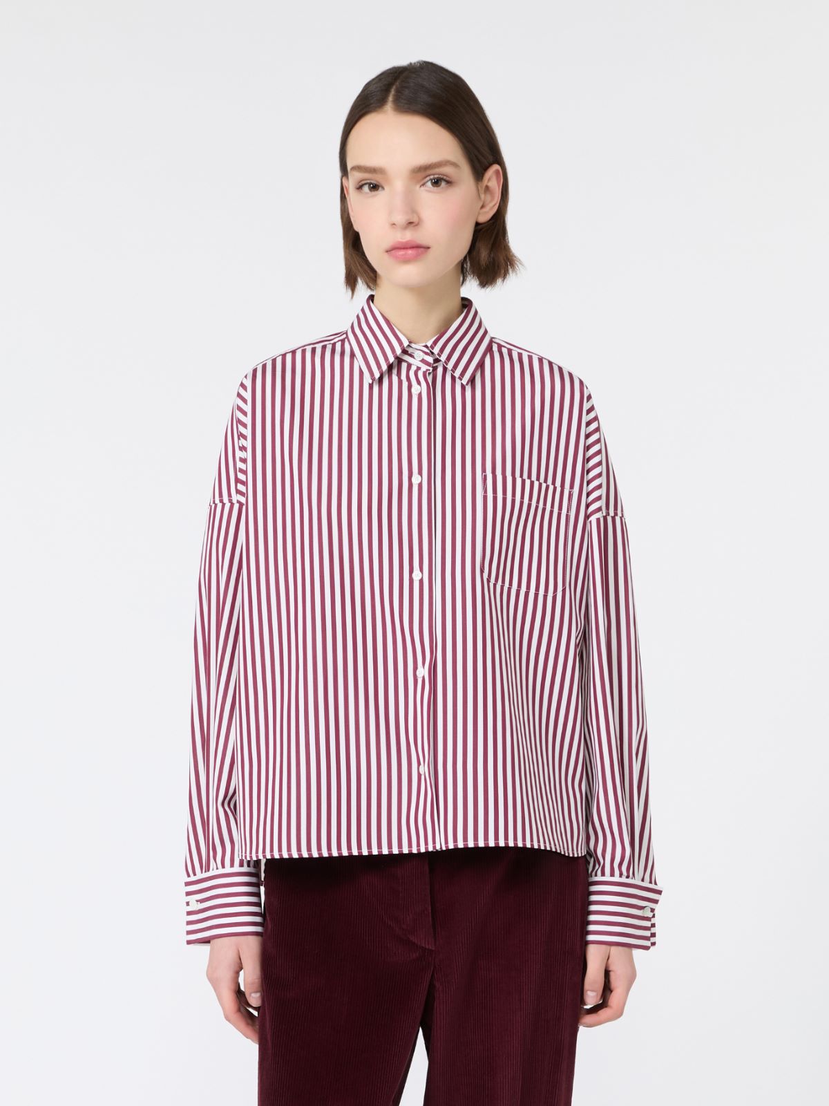 Camicia in popeline di cotone - BORDEAUX - Max Mara - 2