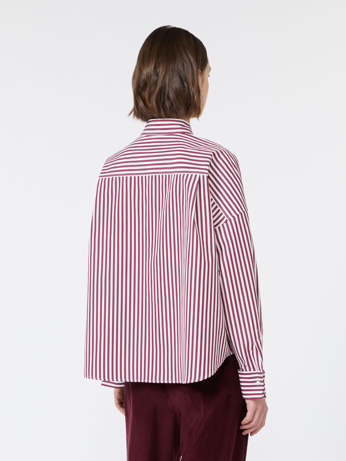Camicia in popeline di cotone - BORDEAUX - Max Mara - 3