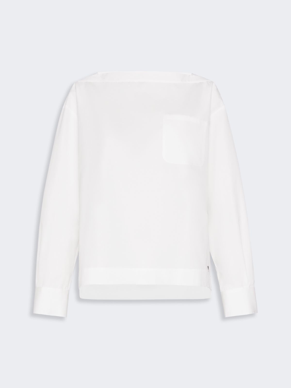 Cotton poplin blouse - WHITE - Max Mara - 6