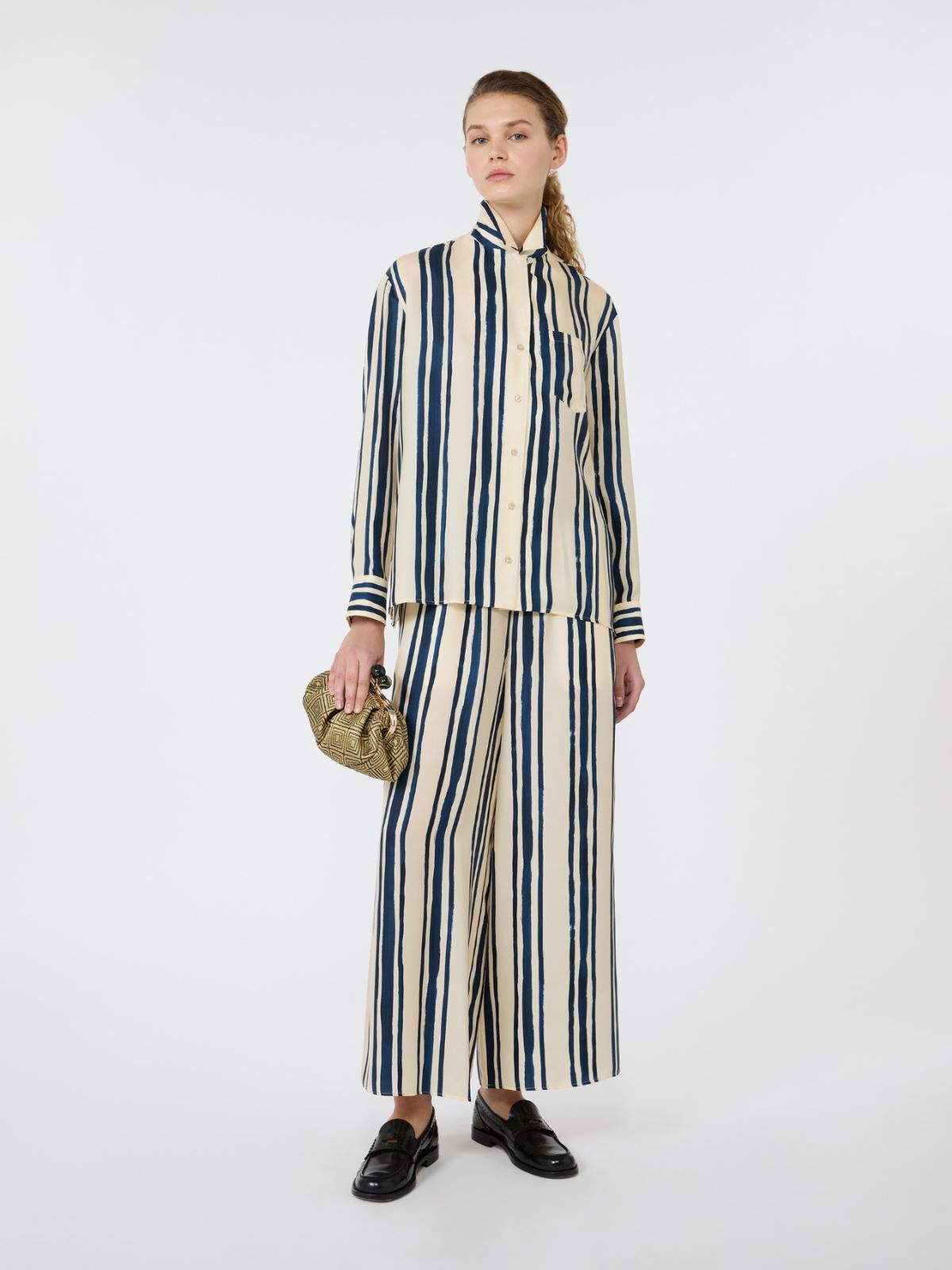 Printed silk shirt + NAVY - Max Mara