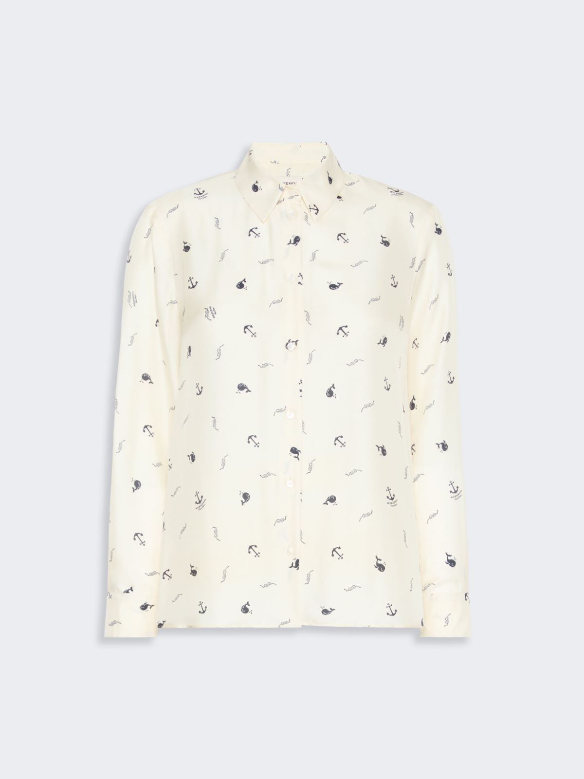 Printed silk shirt - IVORY - Max Mara - 6