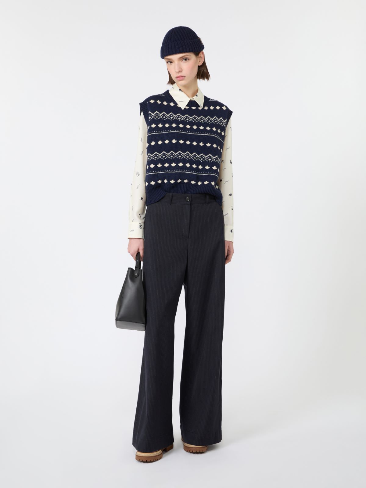 Printed silk shirt - IVORY - Max Mara