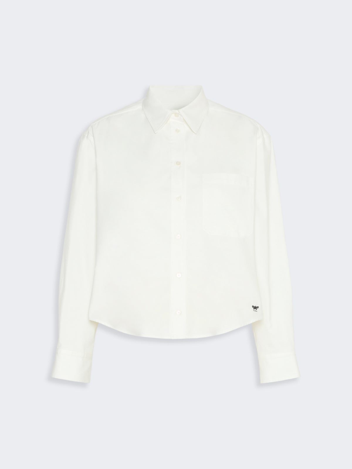 Cotton Oxford shirt - WHITE - Max Mara - 5