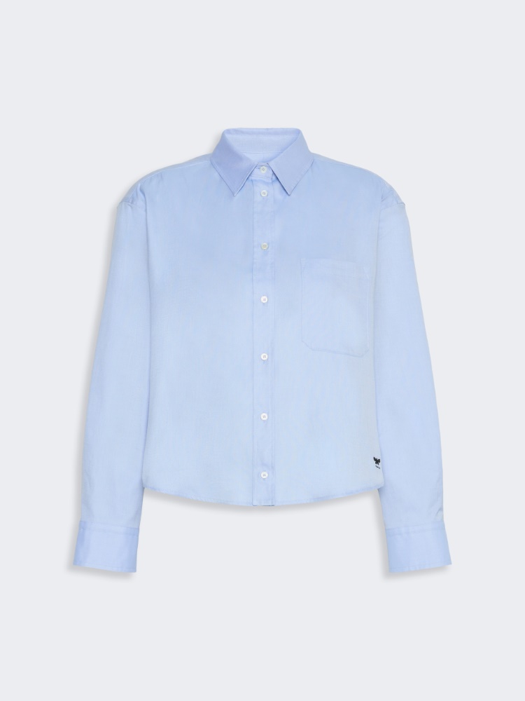 Cotton Oxford shirt - LIGHT BLUE