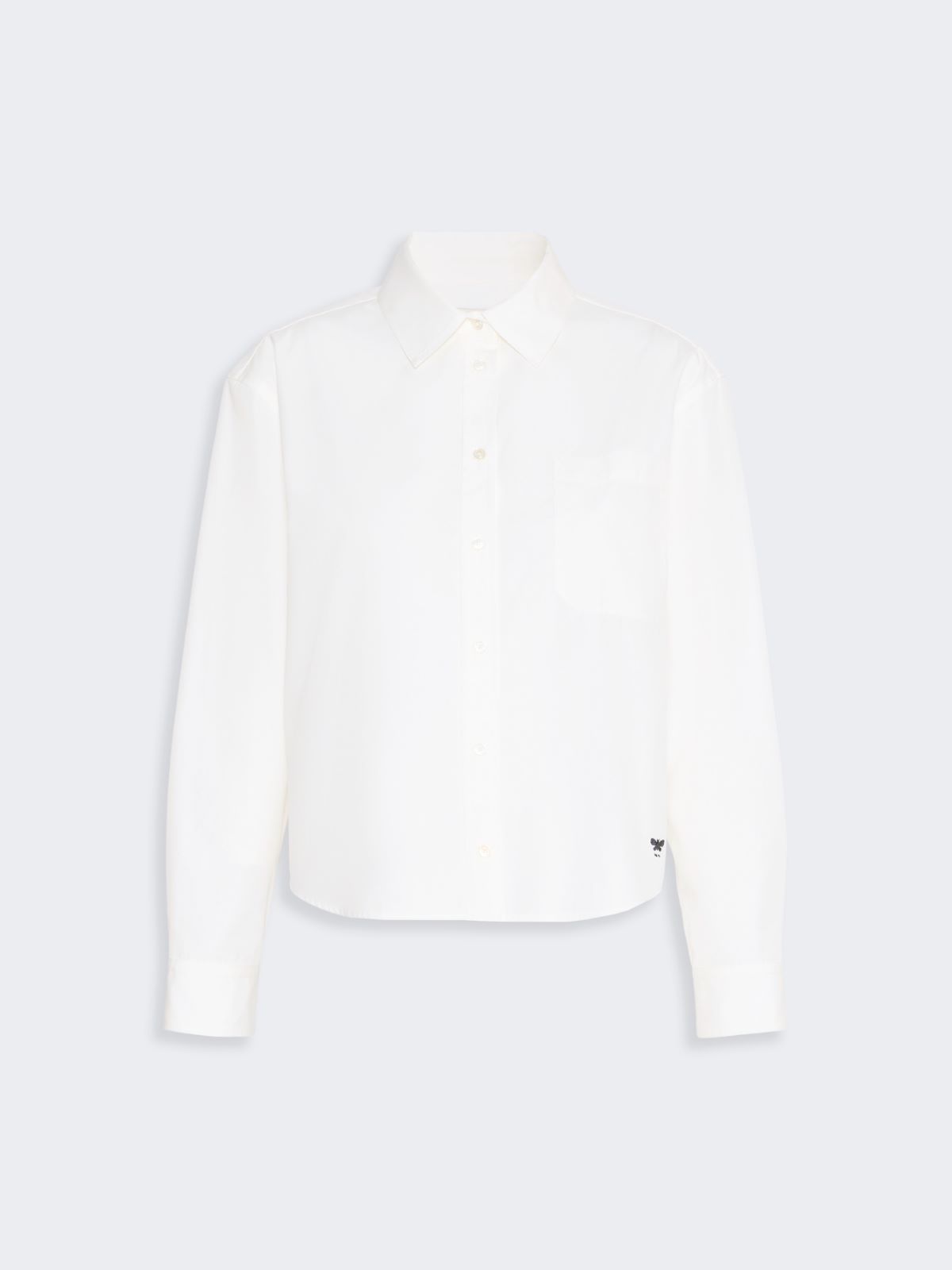 Cotton poplin shirt - WHITE - Max Mara - 6