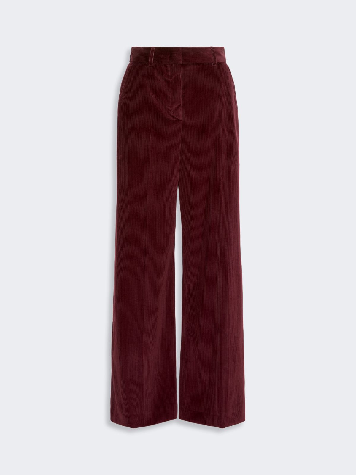 Cotton velvet trousers - BORDEAUX - Max Mara - 4