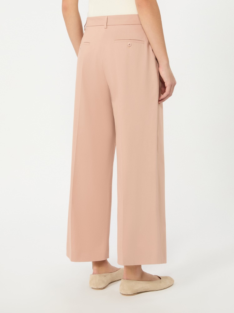 Cotton satin trousers - ANTIQUE ROSE - 3