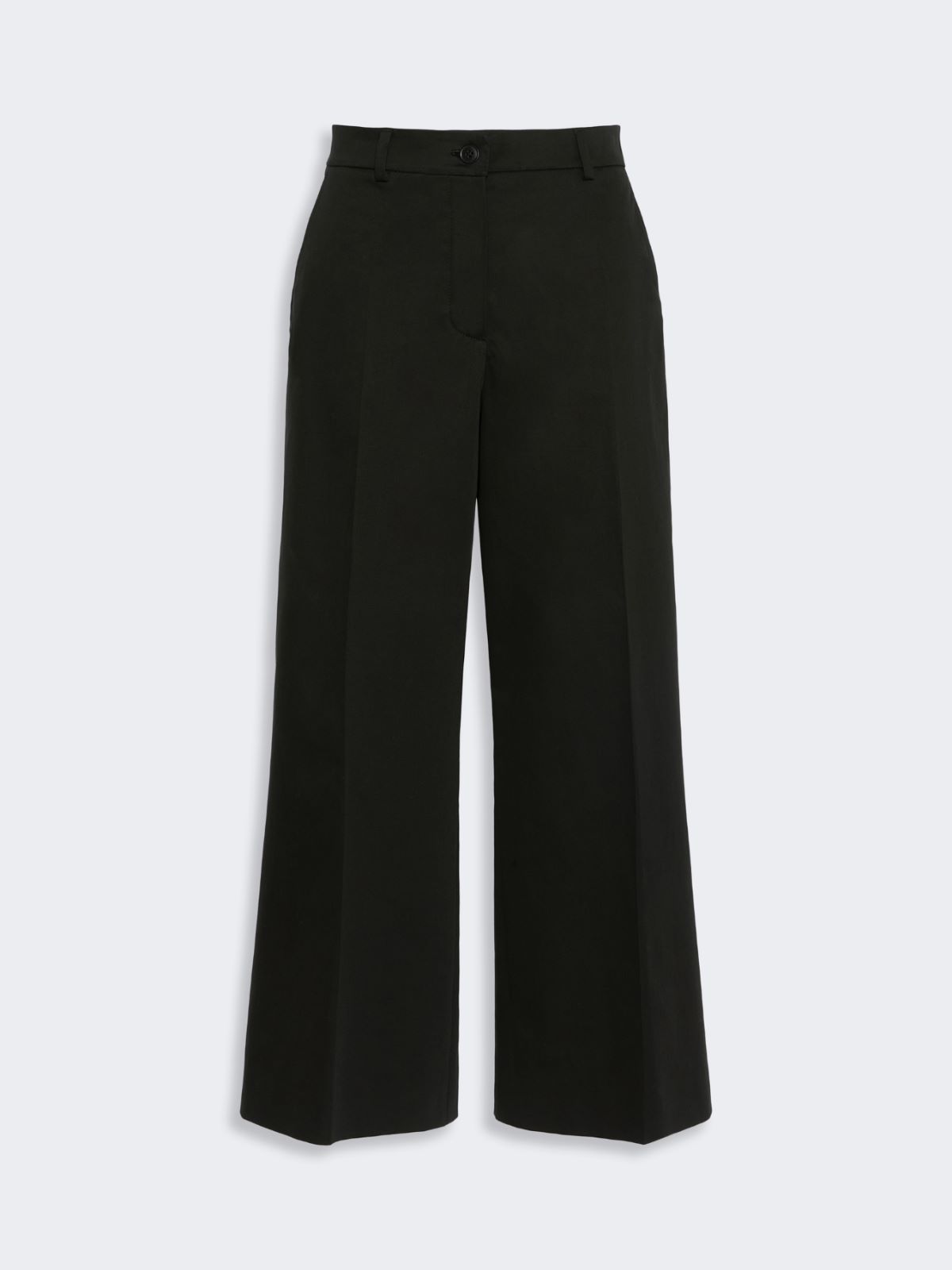 우리알 코튼 트라우저 - BLACK - Max Mara - 4
