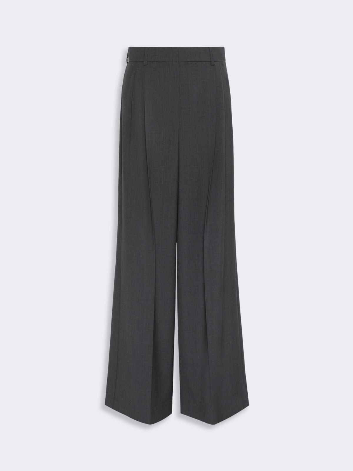 Woollen cloth trousers - DARK GREY - Max Mara - 4