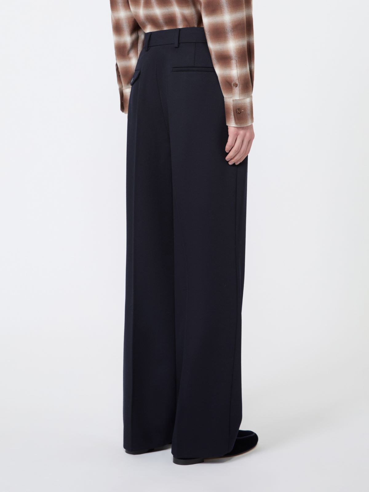 Wool cavalry twill trousers - ULTRAMARINE - Max Mara - 3