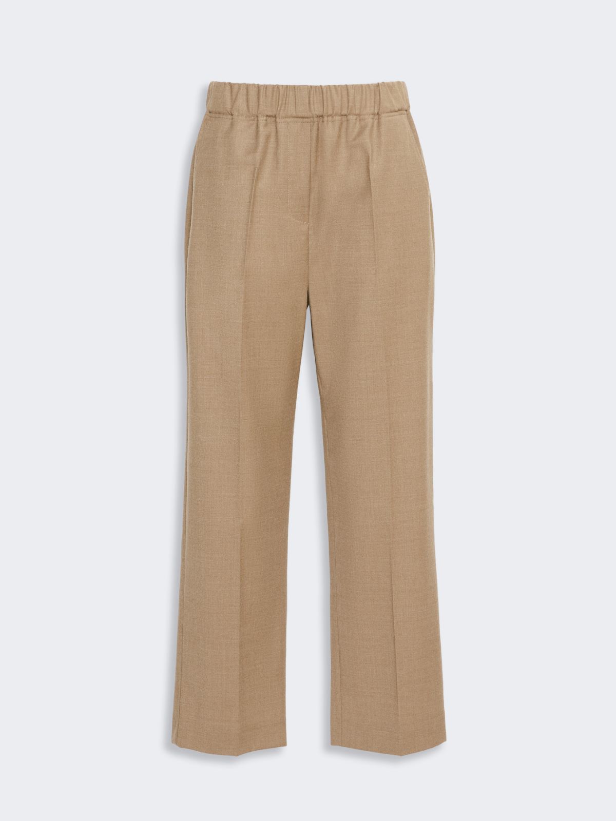 Stretch wool flannel trousers - CAMEL - Max Mara - 5