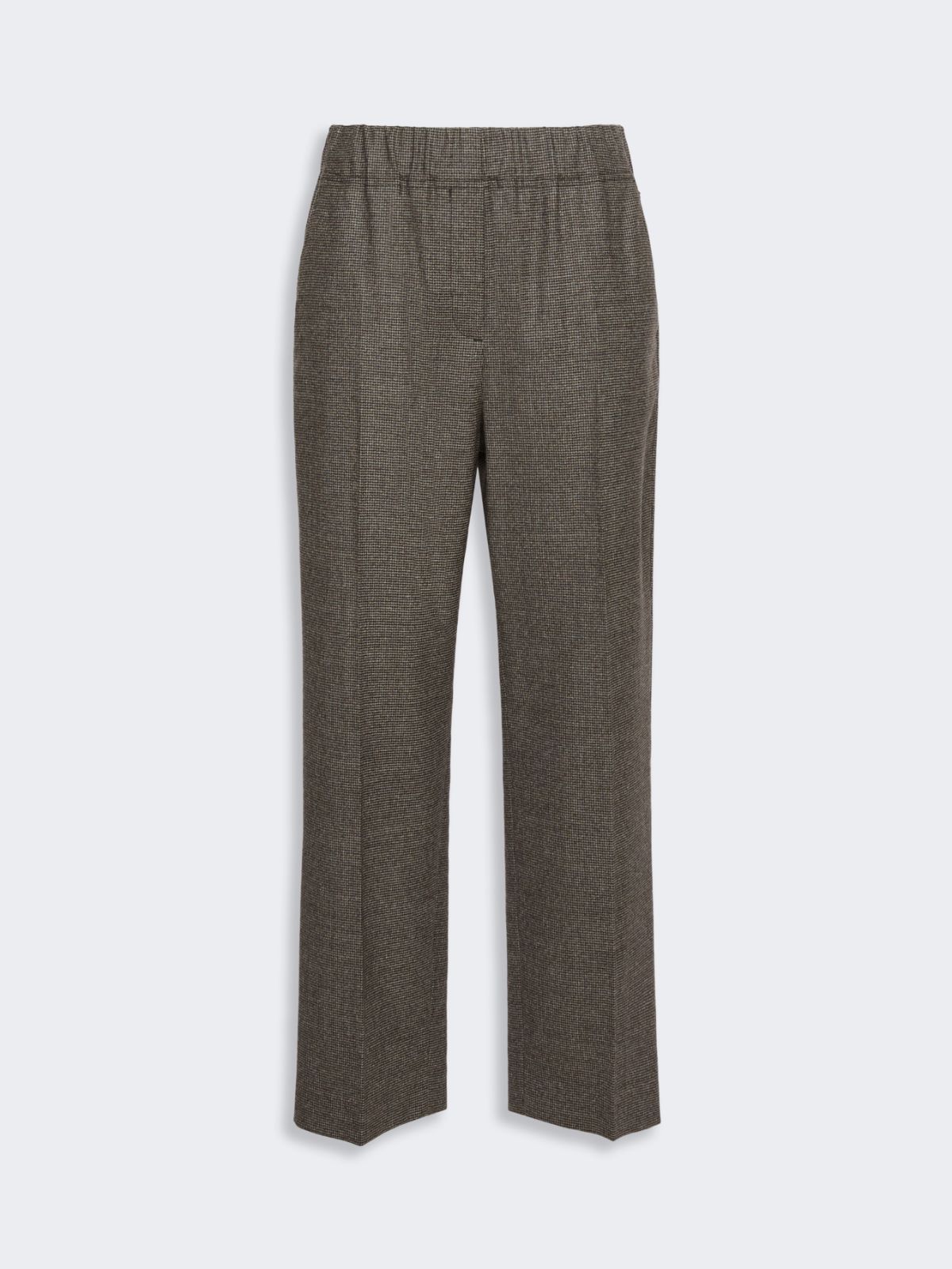 Stretch wool flannel trousers - MARRON GLACE' - Max Mara - 4