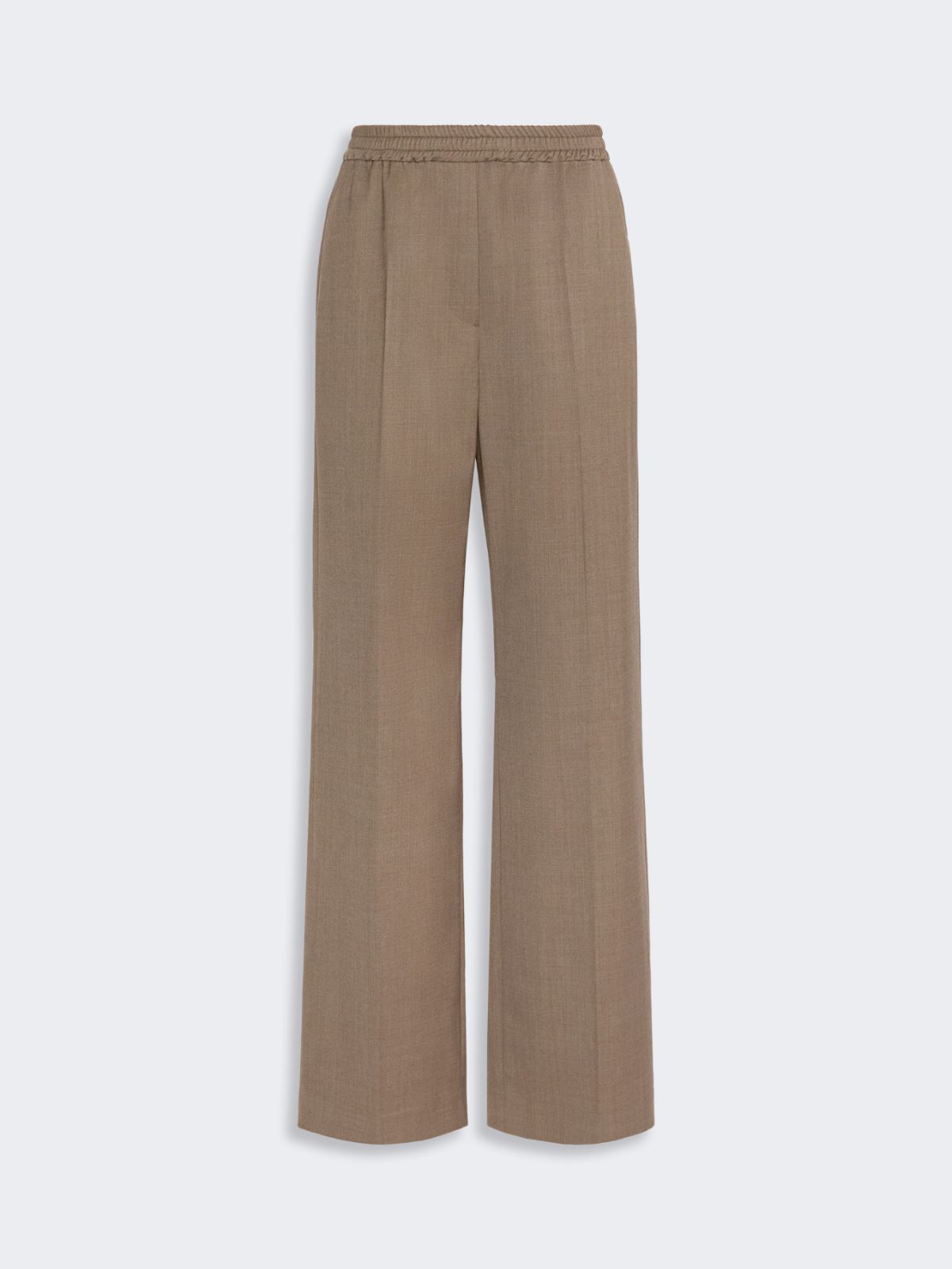 Stretch wool batavia trousers - MARRON GLACE' - Max Mara - 4