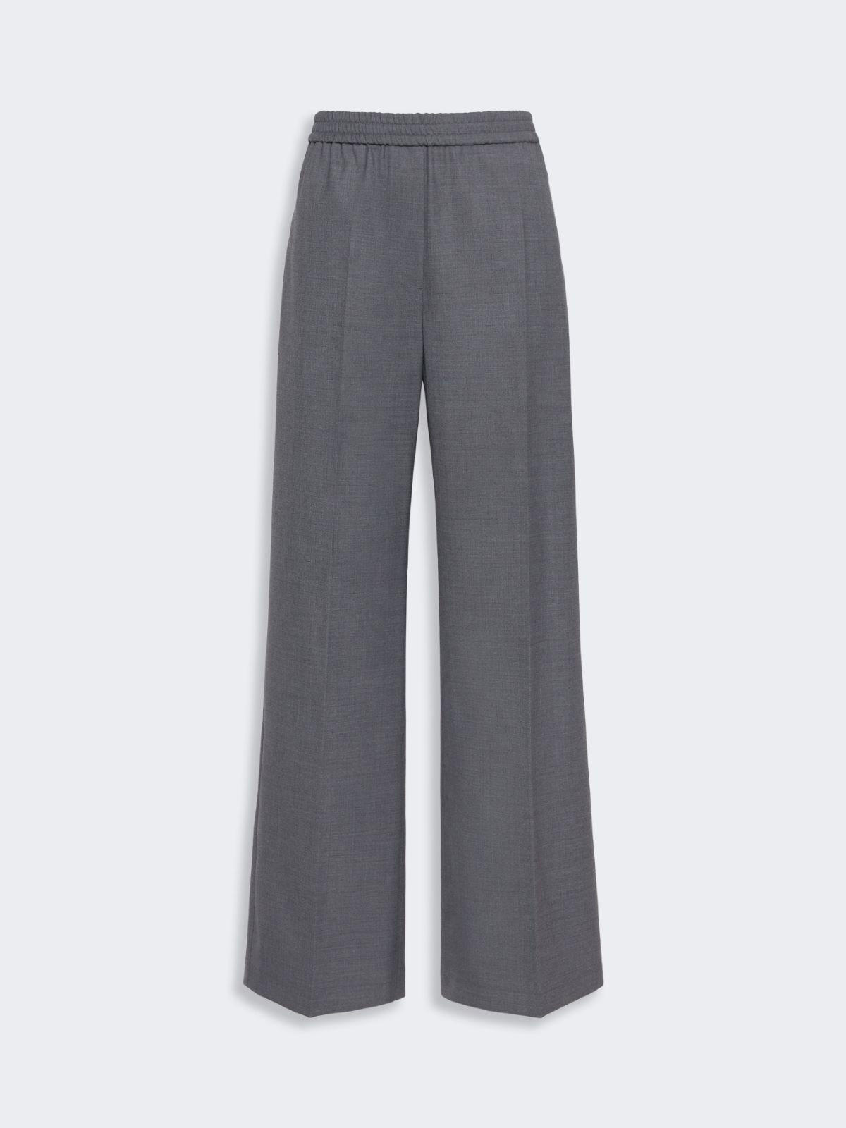 Stretch wool batavia trousers - DARK GREY - Max Mara - 4