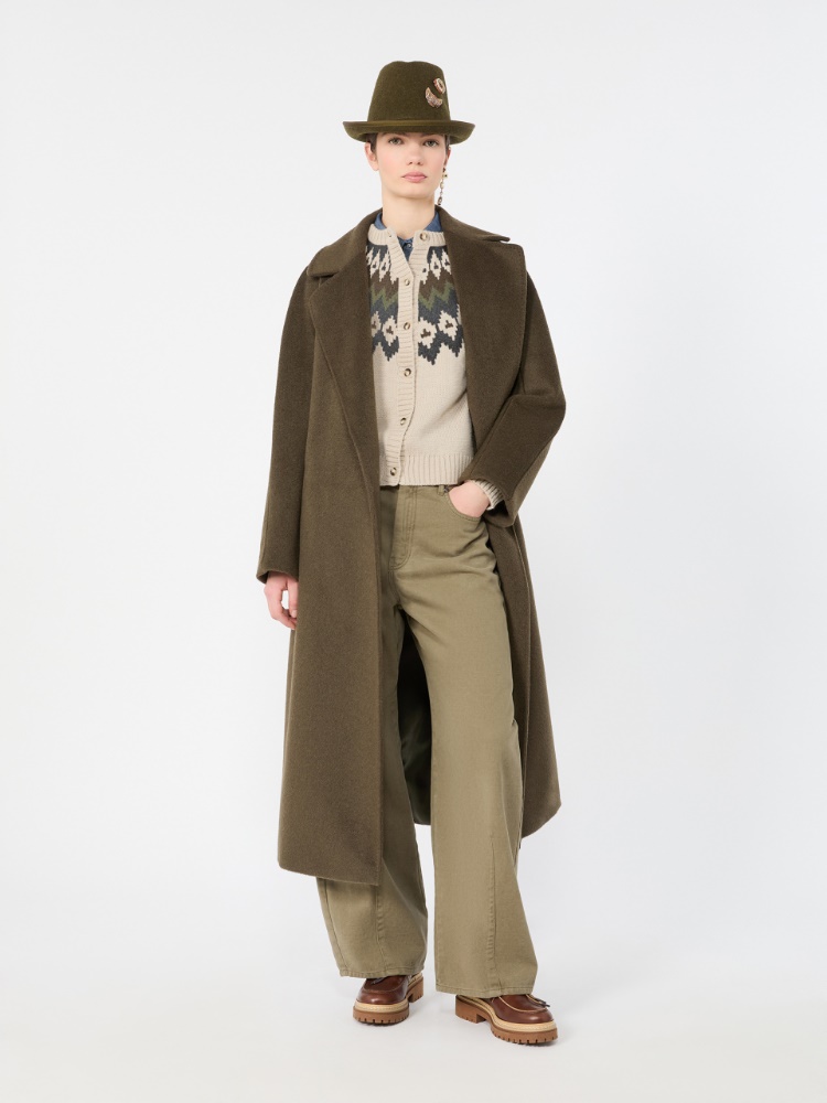 Cotton drill trousers - KAKI