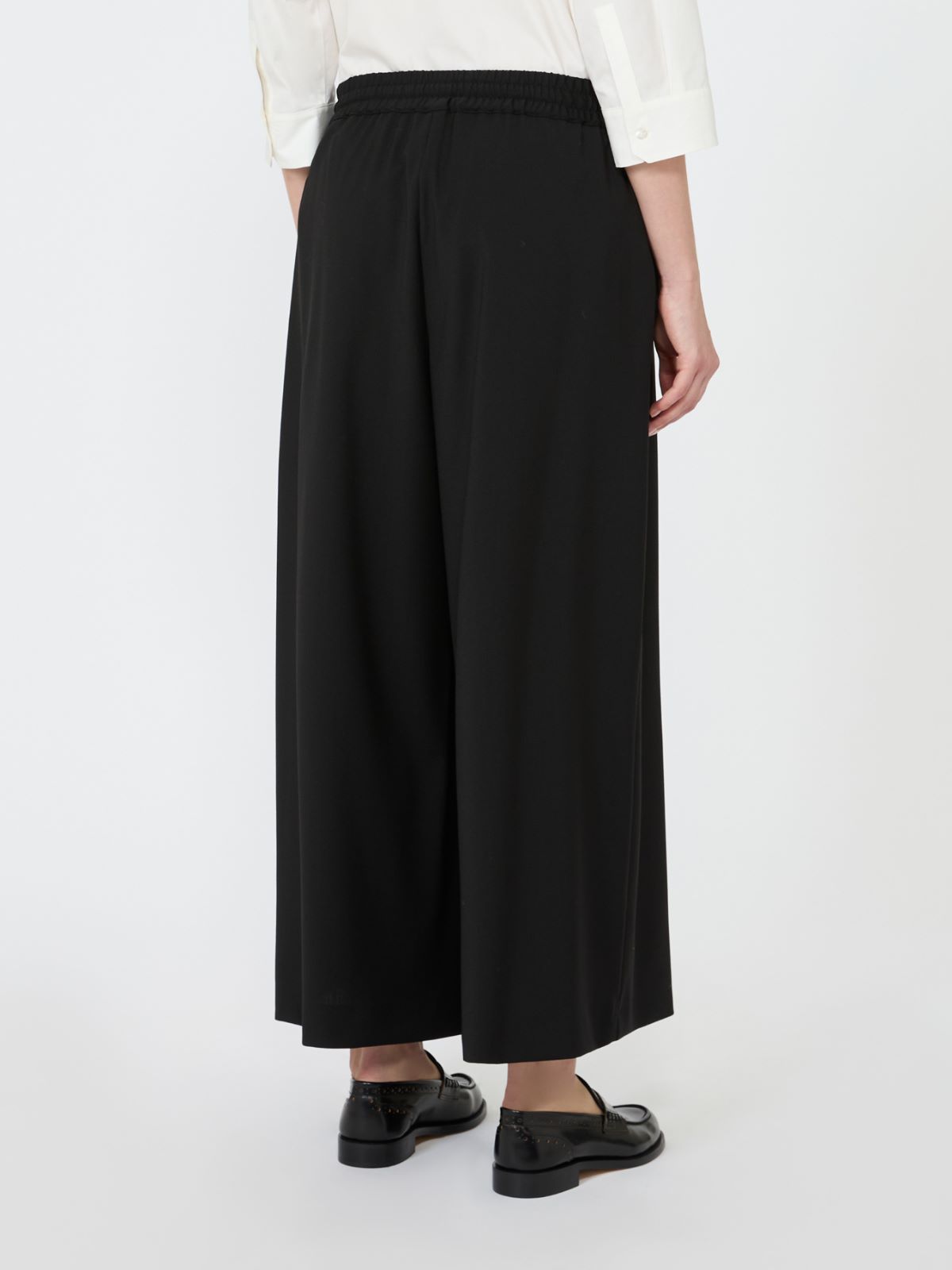 Jogginghose aus Wollstretch - SCHWARZ - Max Mara - 3