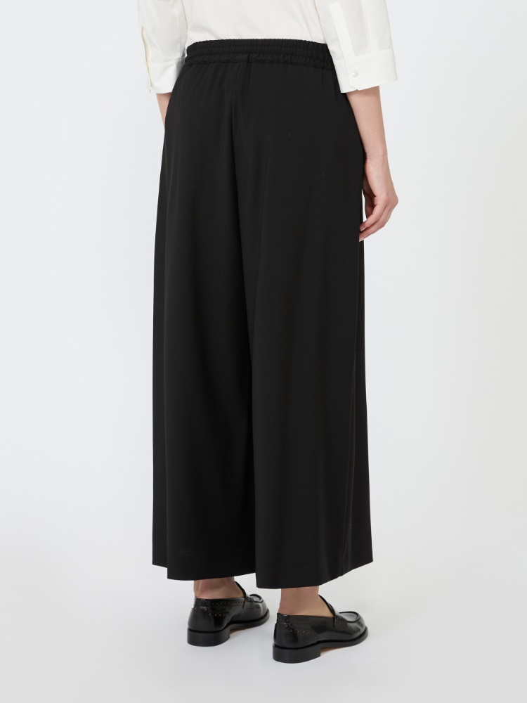 Jogginghose aus Wollstretch - SCHWARZ - Max Mara - 3