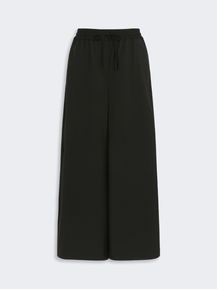 Jogginghose aus Wollstretch - SCHWARZ - Max Mara - 4
