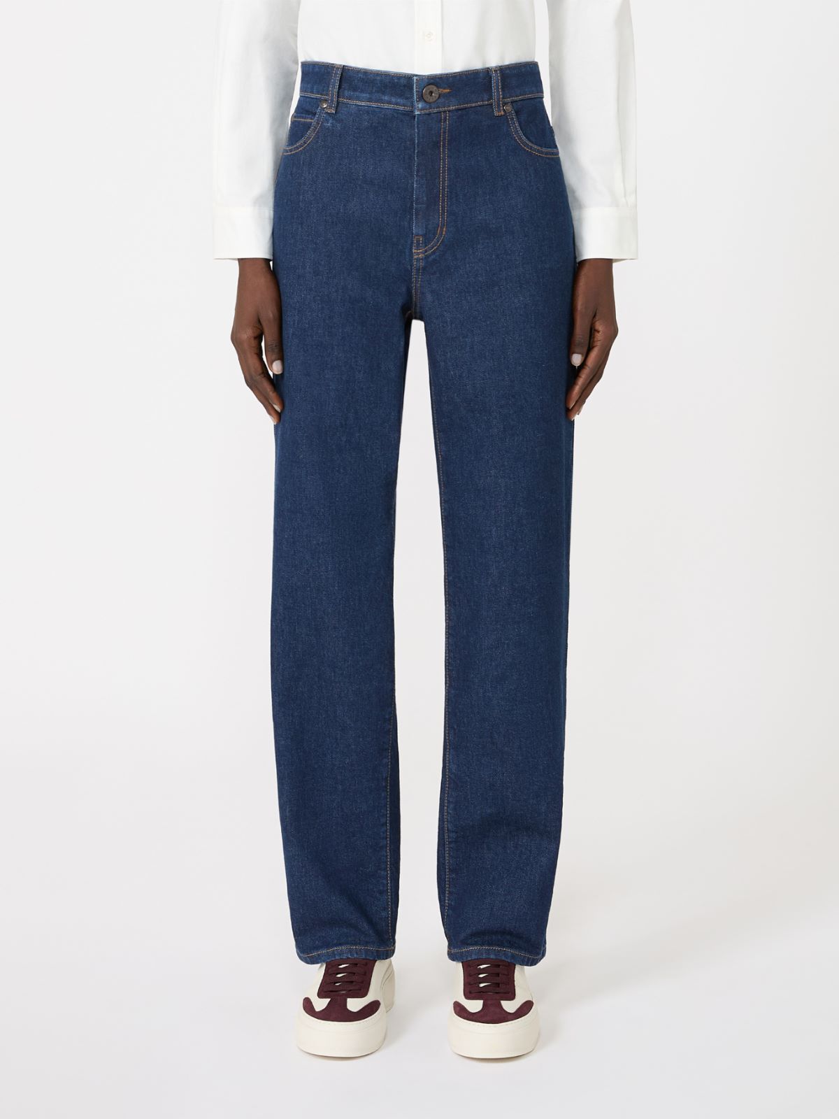 Straight-leg denim jeans - NAVY - Max Mara - 2