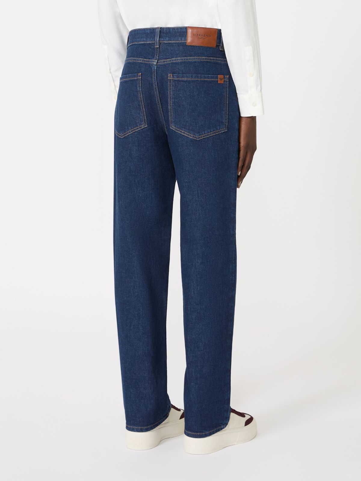 Straight-leg denim jeans - NAVY - Max Mara - 3
