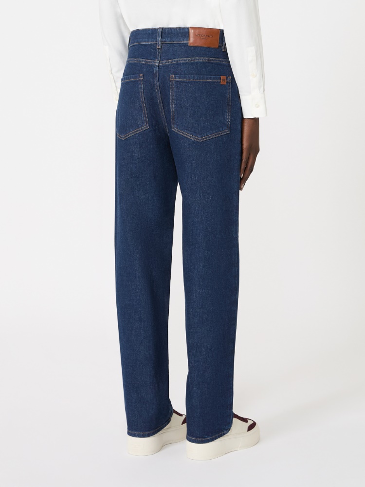 Straight-leg denim jeans - NAVY - Max Mara - 3