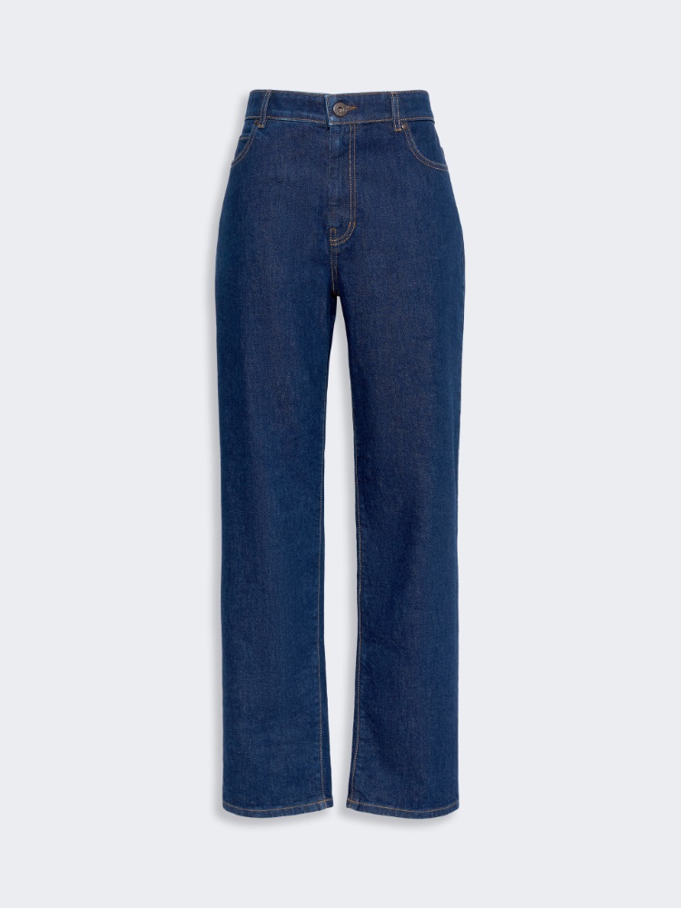 Straight-leg denim jeans - NAVY - Max Mara - 5