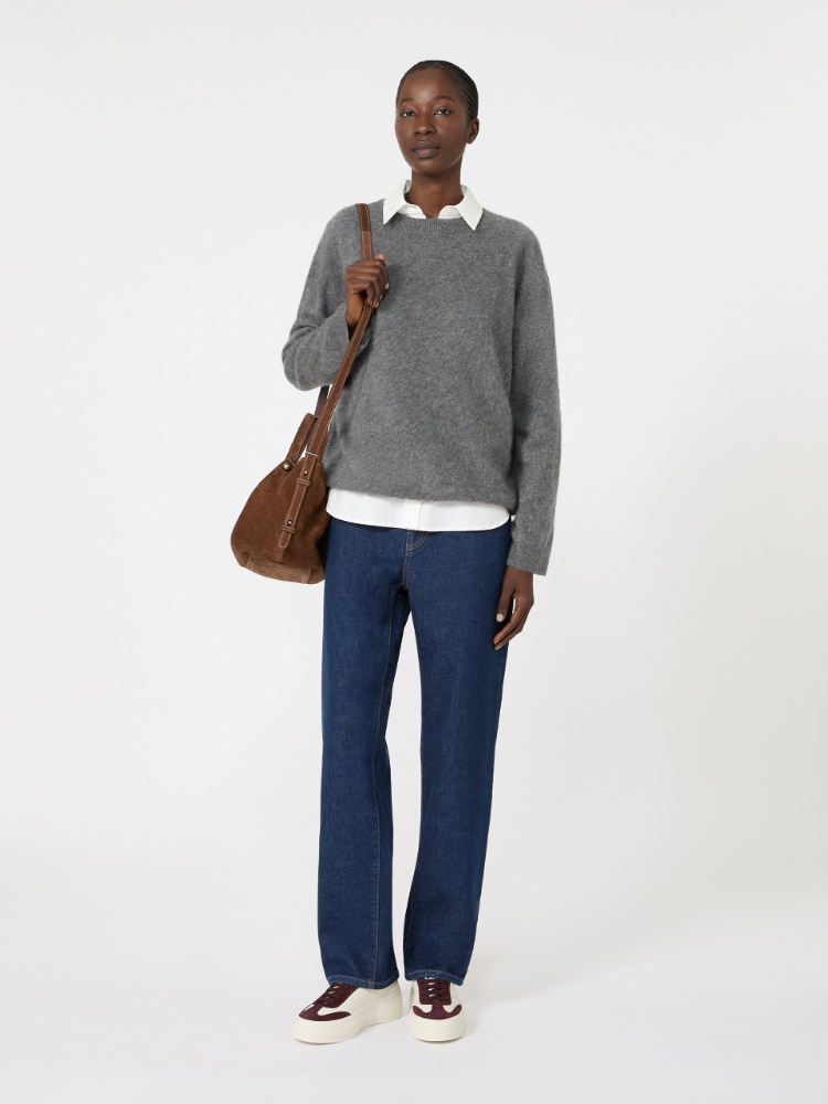 Straight-leg denim jeans - NAVY - Max Mara