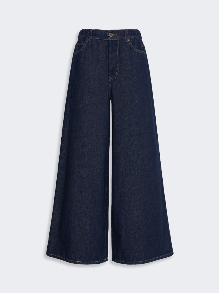 Jean long en denim de coton - BLEU