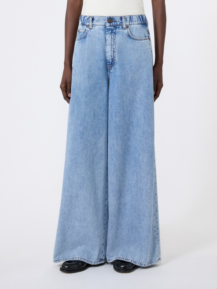 Long cotton denim jeans - BLUE JEANS - 2
