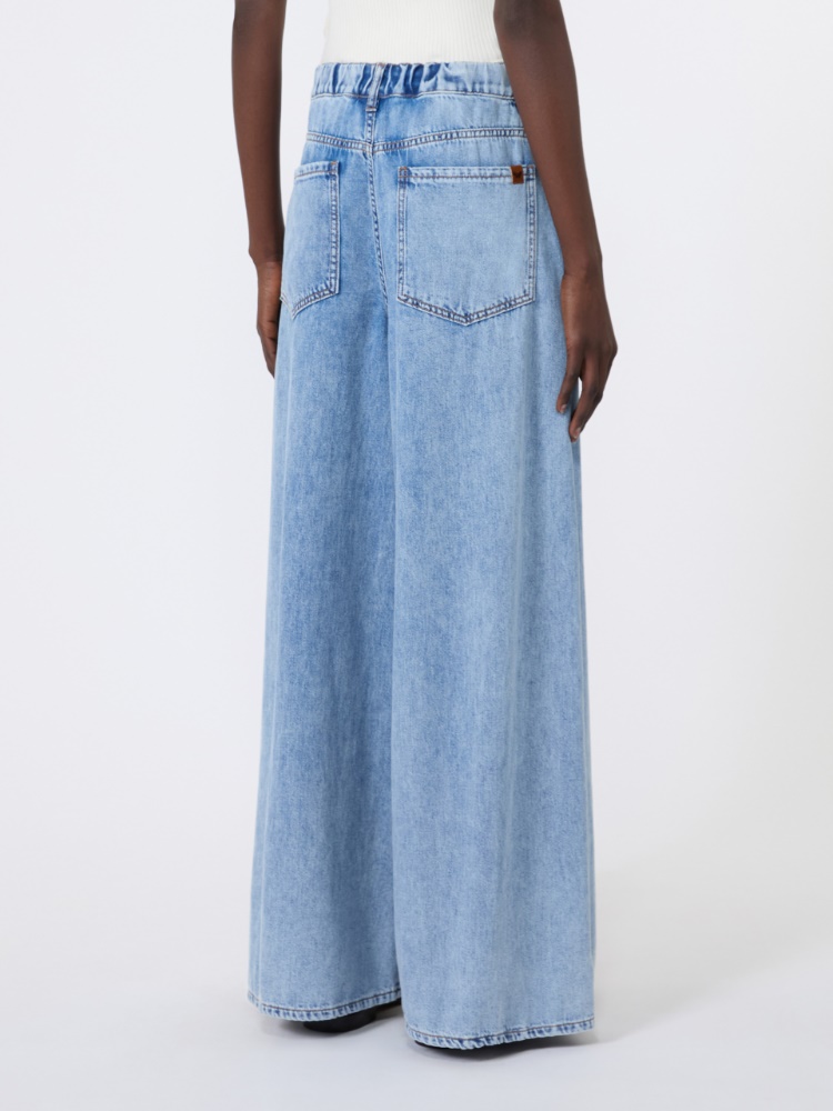 Long cotton denim jeans - BLUE JEANS - 3