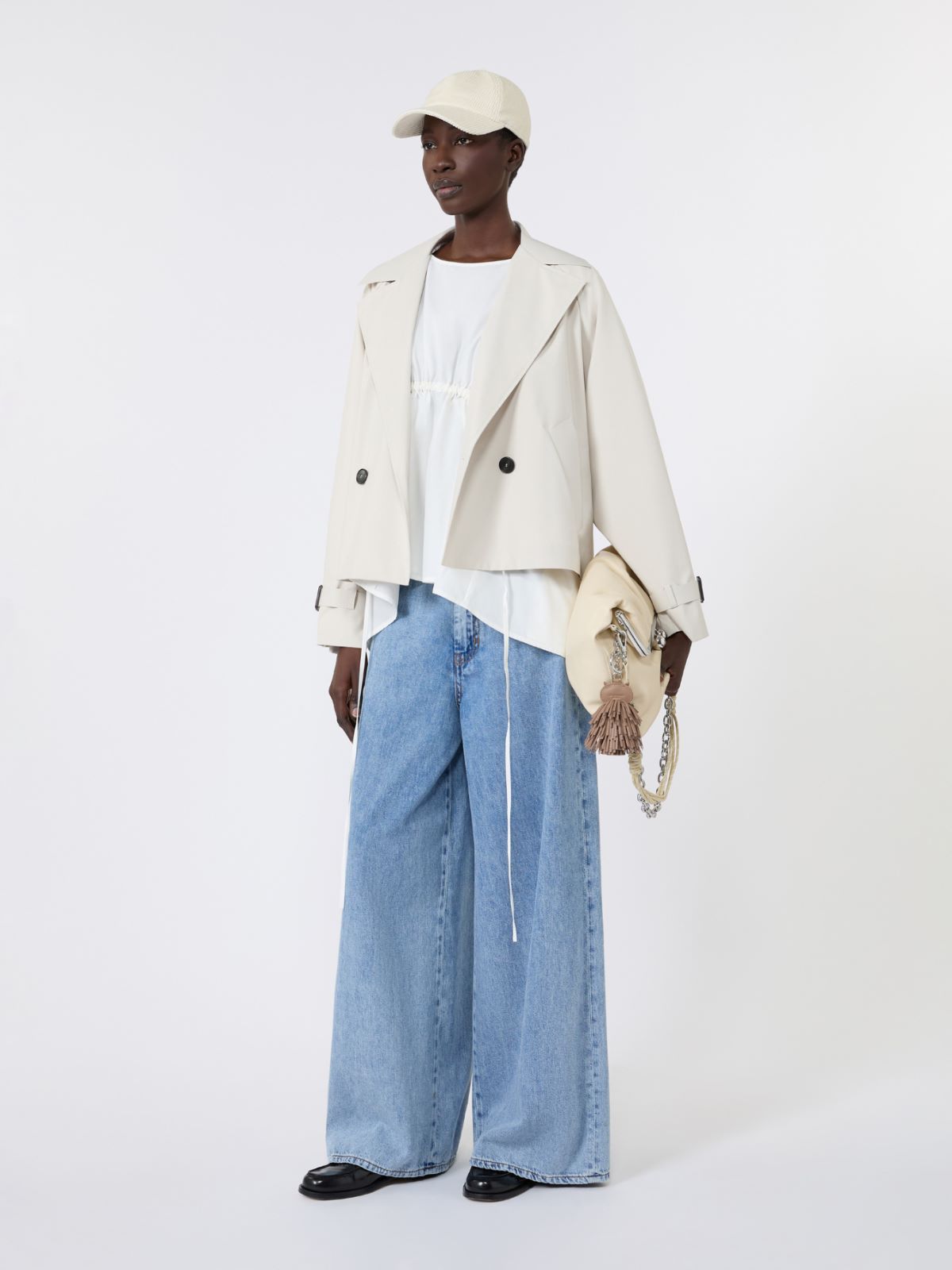 Long cotton denim jeans - BLUE JEANS