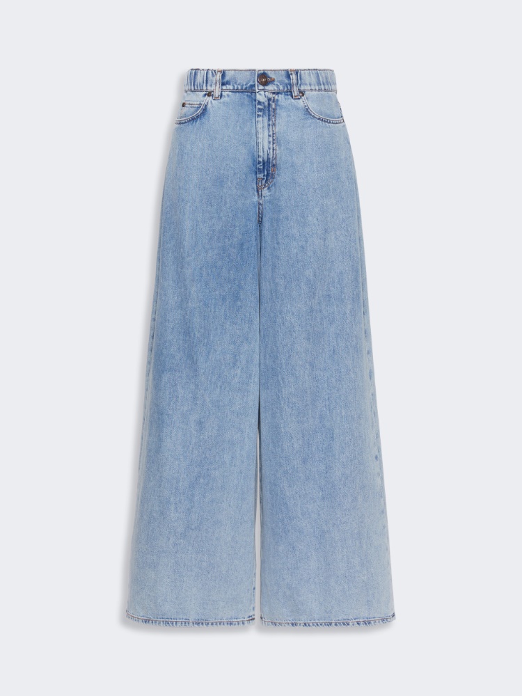 Long cotton denim jeans - BLUE JEANS