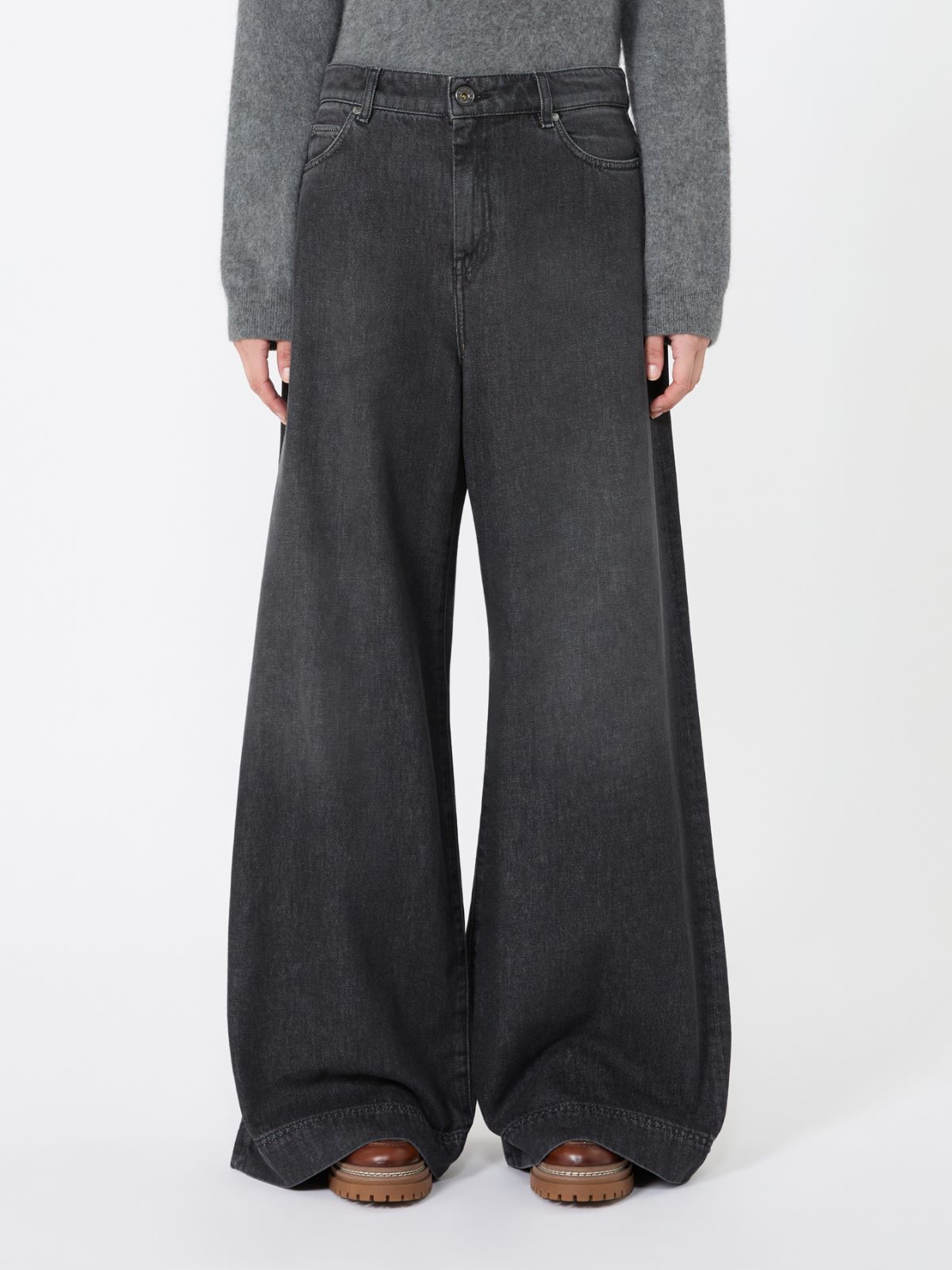 치로 데님 트라우저 - BLACK - Max Mara - 2