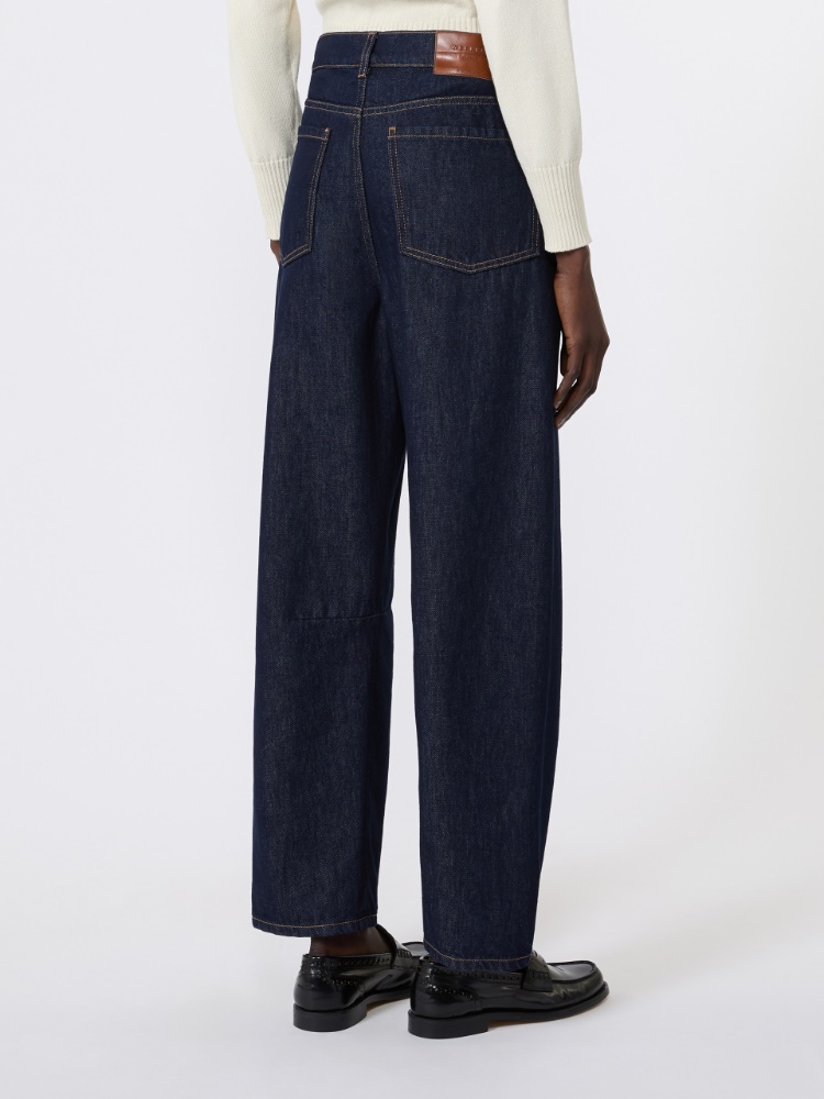 Jeans barrel leg in denim - BLU - 3