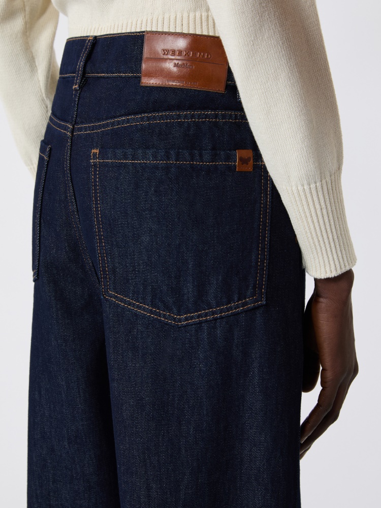 Jeans barrel leg in denim - BLU - 4