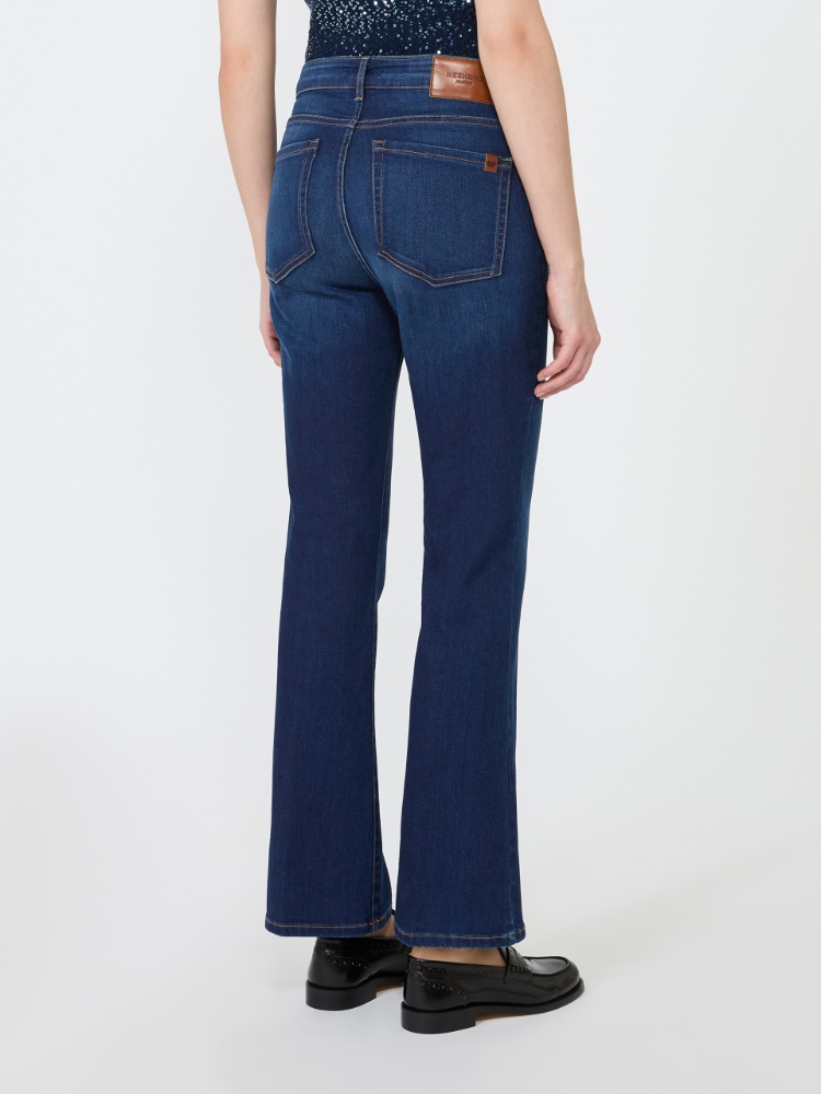 Slim-fit super stretch denim jeans - NAVY - Max Mara - 3