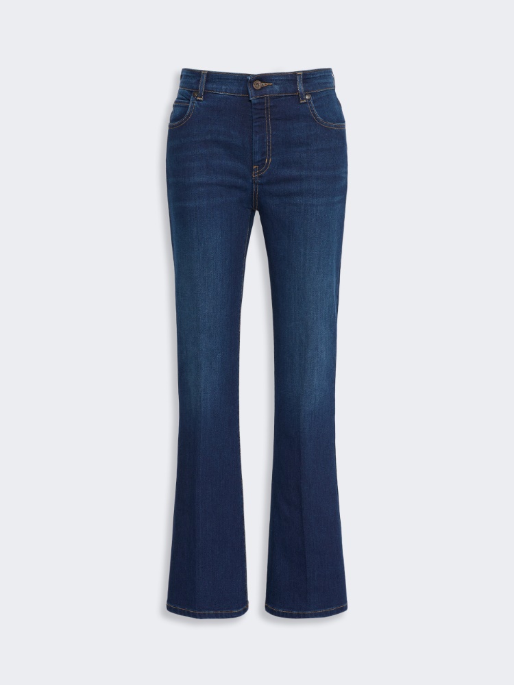 Slim-fit super stretch denim jeans - NAVY - Max Mara - 5