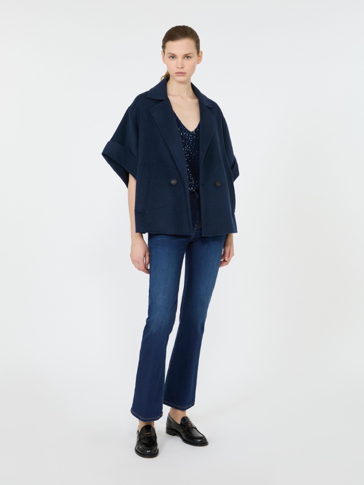 Slim-fit super stretch denim jeans - NAVY - Max Mara
