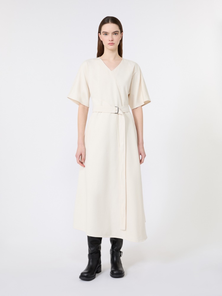 Washed cotton dress - ECRU - Max Mara - 2